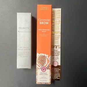 GRANDE LASH BROW SERUM & LILLI FAN BROW PROBIOTIC BUNDLE